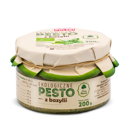 Pesto z bazylii 200 g - Dary Natury (EKO)