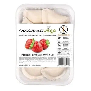 Pierogi z truskawkami bezglutenowe 275 g - Mama Vege