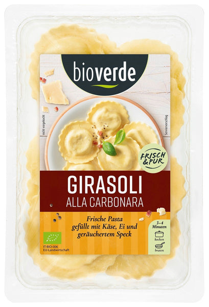 Pierożki świeże girasoli a'la carbonara 250 g - Bio Verde (EKO)