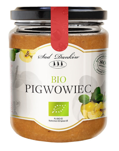 Pigwowiec 80 % z cukrem trzcinowym 250 g - Sad Danków (EKO)