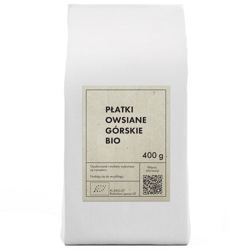 Płatki owsiane górskie 400 g - The Planet (EKO)