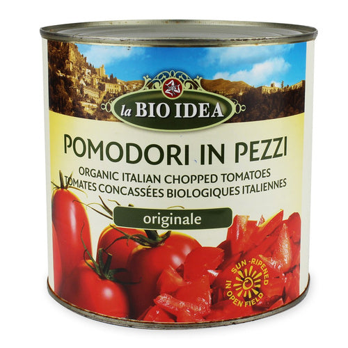 Pomidory krojone bez skóry 2,5 kg (1,5 kg) - Horeca (EKO)