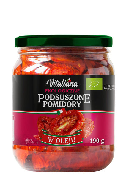 Pomidory podsuszone w oleju 190 g - Vitaliana (EKO)