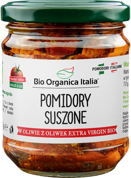Pomidory suszone w oleju 190 g - Bio Organica Italia (EKO)