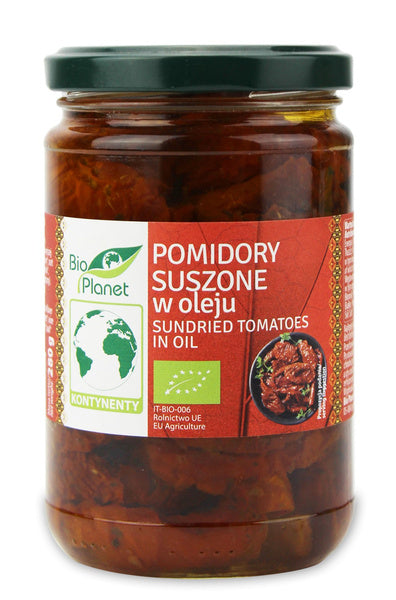 Pomidory suszone w oleju 280 g - Bio Planet (EKO)