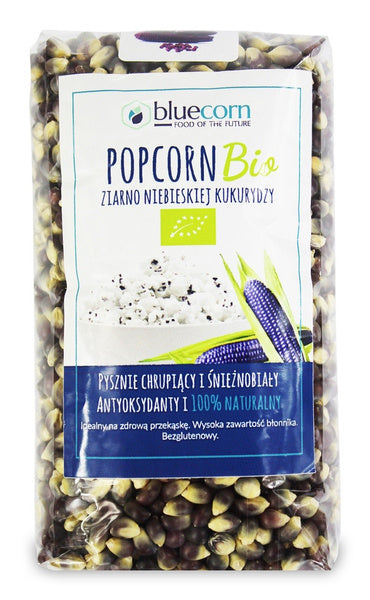 Popcorn ziarno z niebieskiej kukurydzy 350 g - BlueCorn (EKO)