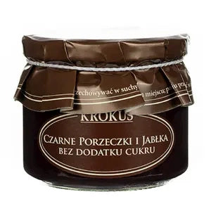 Powidła z czarnej porzeczki i jabłka 310 g - Krokus