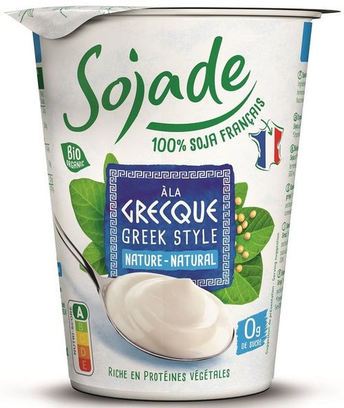 Produkt sojowy naturalny typu greckiego bez cukru bezglutenowy 400 g - Sojade (EKO)