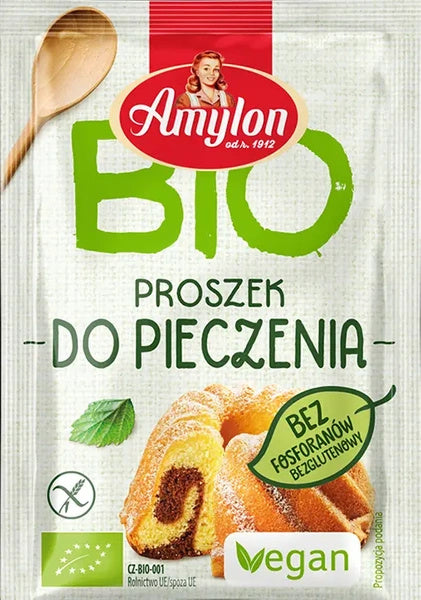 Proszek do pieczenia bez fosforanów bezglutenowy 12 g - Amylon (EKO)