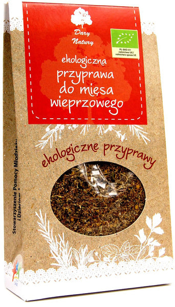 Przyprawa do mięsa wieprzowego 40 g - Dary Natury (EKO)