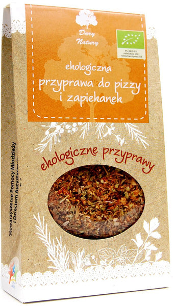 Przyprawa do pizzy i zapiekanek włoska 30 g - Dary Natury (EKO)