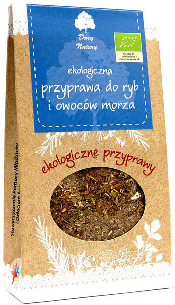 Przyprawa do ryb i owoców morza 40 g - Dary Natury (EKO)