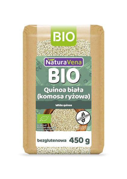 Quinoa biała komosa ryżowa bezglutenowa 450 g - Naturavena (EKO)