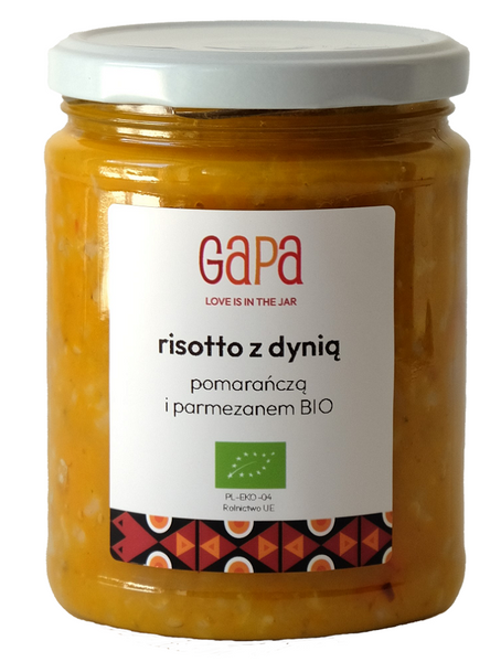 Risotto z dynią, pomarańczą i parmezanem 450 g - Gapa (EKO)