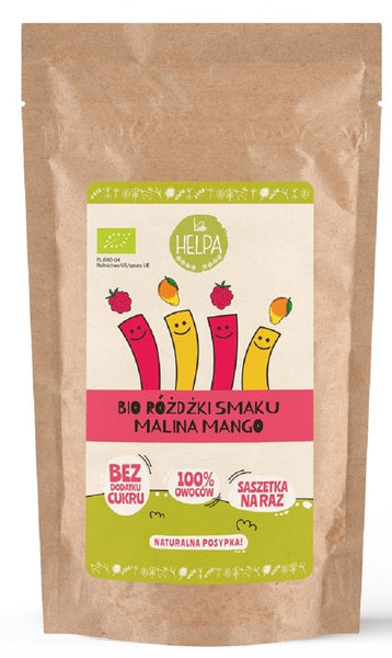 Różdżki smaku mix malina mango liofilizowane owoce 10 szt. 20 g - Helpa (EKO)