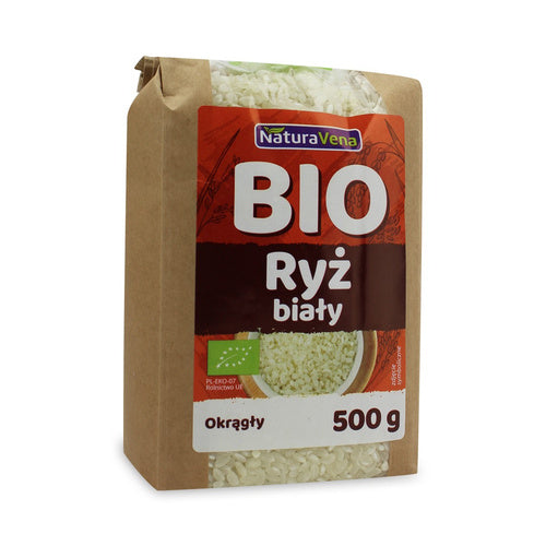 Ryż biały okrągły 500 g - Naturavena (EKO)