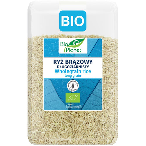 Ryż brązowy długoziarnisty bezglutenowy 2 kg - Bio Planet (EKO)