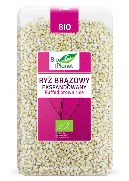 Ryż brązowy ekspandowany 150 g - Bio Planet (EKO)