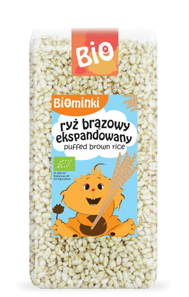 Ryż brązowy ekspandowany 75 g - Biominki (EKO)