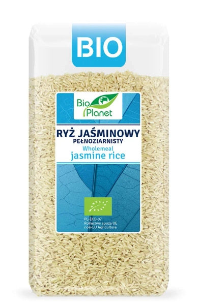 Ryż jaśminowy pełnoziarnisty 500 g - Bio Planet (EKO)