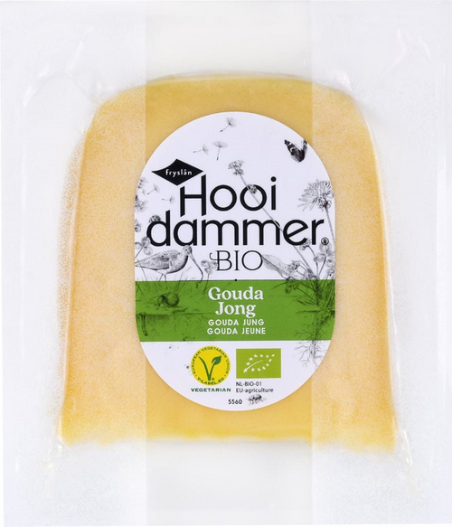 Ser gouda young krótko dojrzewający 200 g kostka- Hooidammer (EKO)