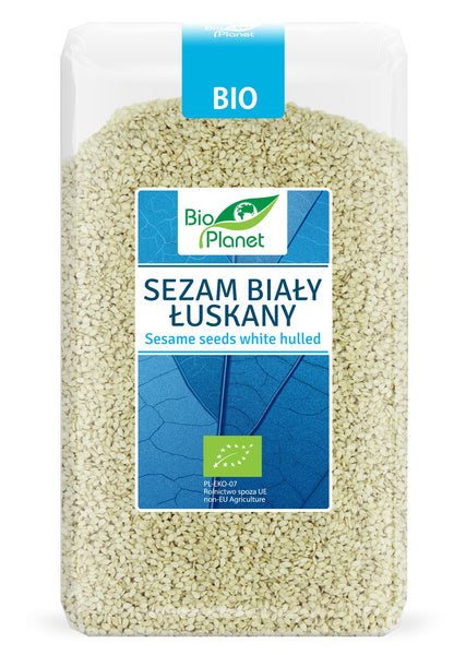Sezam biały łuskany 1 kg - Bio Planet (EKO)