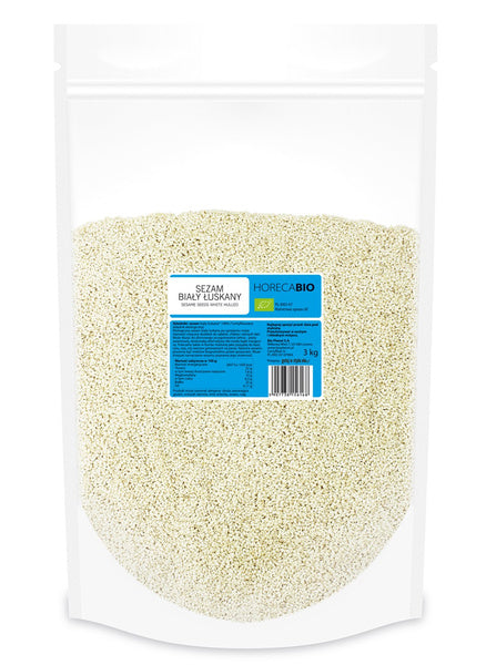 Sezam biały łuskany 3 kg - Bio Planet (EKO)