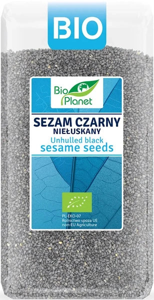 Sezam czarny niełuskany 400 g - Bio Planet (EKO)