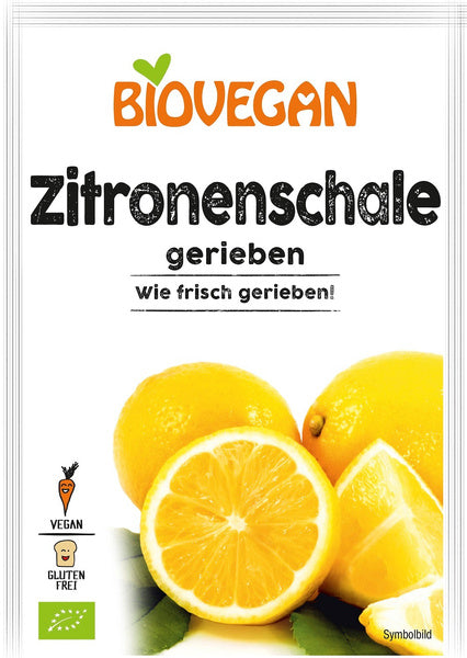 Skórka cytryny mix bezglutenowa 9 g - Biovegan (EKO)