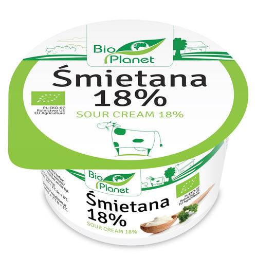 Śmietana 18 % 200 g - Bio Planet (EKO)
