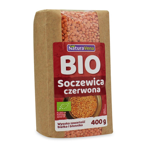 Soczewica czerwona 400 g - Naturavena (EKO)