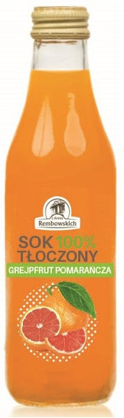 Sok grejpfrut pomarańcza NFC 250 ml - Rembowscy