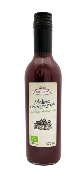 Sok przecierowy malina czarna porzeczka 375 ml - Prosto Ze Wsi (EKO)