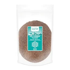 Sól czarna kala namak drobna 1 kg - Crystalline Planet