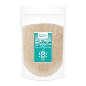 Sól himalajska różowa drobna 1 kg - Crystalline Planet