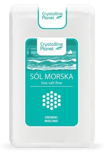 Sól morska drobna 600 g - Crystalline Planet