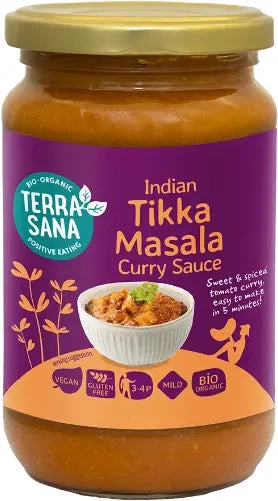 Sos curry indian tikka masala bezglutenowy 350 g - Terrasana (EKO)