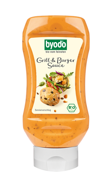 Sos grill & burger bezglutenowy 300 ml - Byodo (EKO)