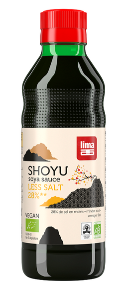 Sos sojowy shoyu 28 % mniej soli 250 ml - Lima (EKO)