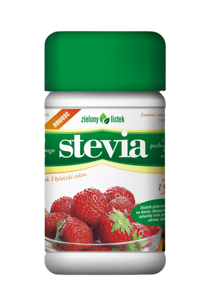 Stevia naturalny słodzik puder 150 g - Zielony Listek