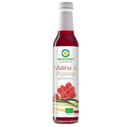 Syrop malina z agawą 250 ml - Bio Food (EKO)