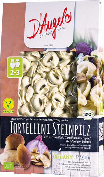 Tortellini z borowikami 250 g - D`Angelo (EKO)