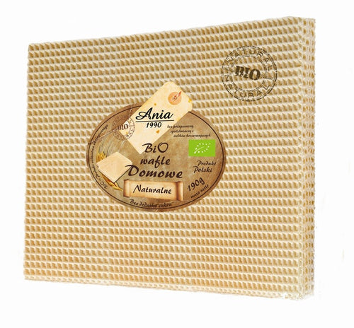 Wafle domowe naturalne 190 g - Bio Ania (EKO)