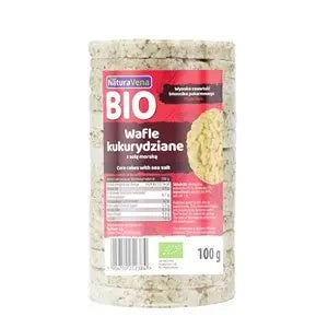 Wafle kukurydziane z solą morską 100 g - Naturavena (EKO)