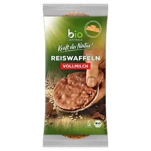 Wafle ryżowe z mleczną czekoladą bezglutenowe 100 g - Bio Zentrale (EKO)