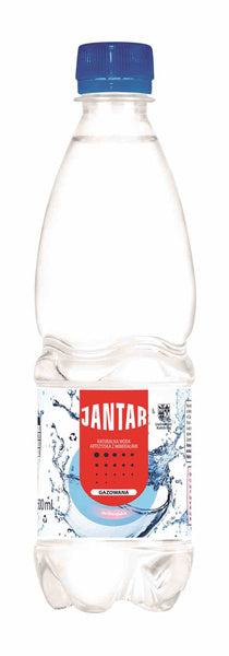 Woda Źródlana Średniozmineralizowana Gazowana 500 Ml  -  JANTAR