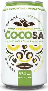 Woda kokosowa z sokiem z ananasa 330 ml - Cocosa