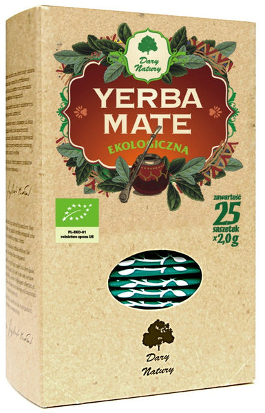Yerba mate 25 szt. 50 g - Dary Natury (EKO)