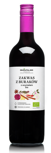Zakwas z buraków tradycyjny z oxymelem 700 ml - Delikatna (EKO)