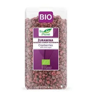 Żurawina suszona słodzona cukrem trzcinowym 1 kg - Bio Planet (EKO)